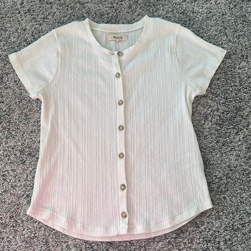 Madewell cream top